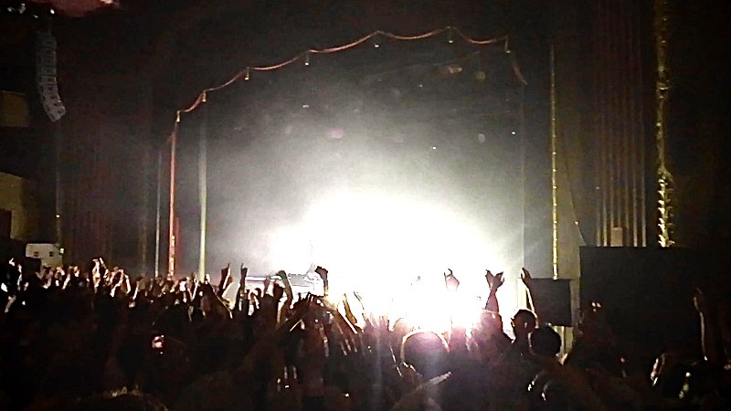 Crowd at Ninajirachi show, Royal Oak Music Theatre